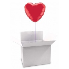18 / 46cm Classic Heart Balloon Parcel with Foil Balloon